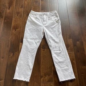 Madewell White Jeans Size 26
